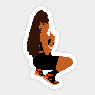 SAWEETIE TAP IN Sticker